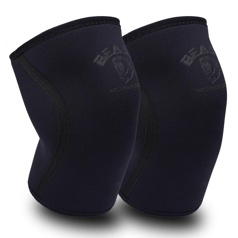 Beast Power Gear Neoprene Compression Knee Sleeves 7MM Knee Pads, Extra Support for Squats, Gym Crossfit Training Protective Gears, Powerlifting, Weightlifting Knee Sleeve, Wrestling Knee Brace for Men & Women