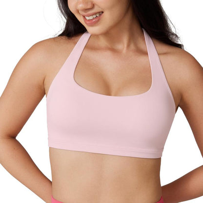 UNISSU Hugcurve Detachable Halter Sports Bra Racerback for Women Padded Square Neck Open Back Yoga Workout Top Tiktokshopblackfriday