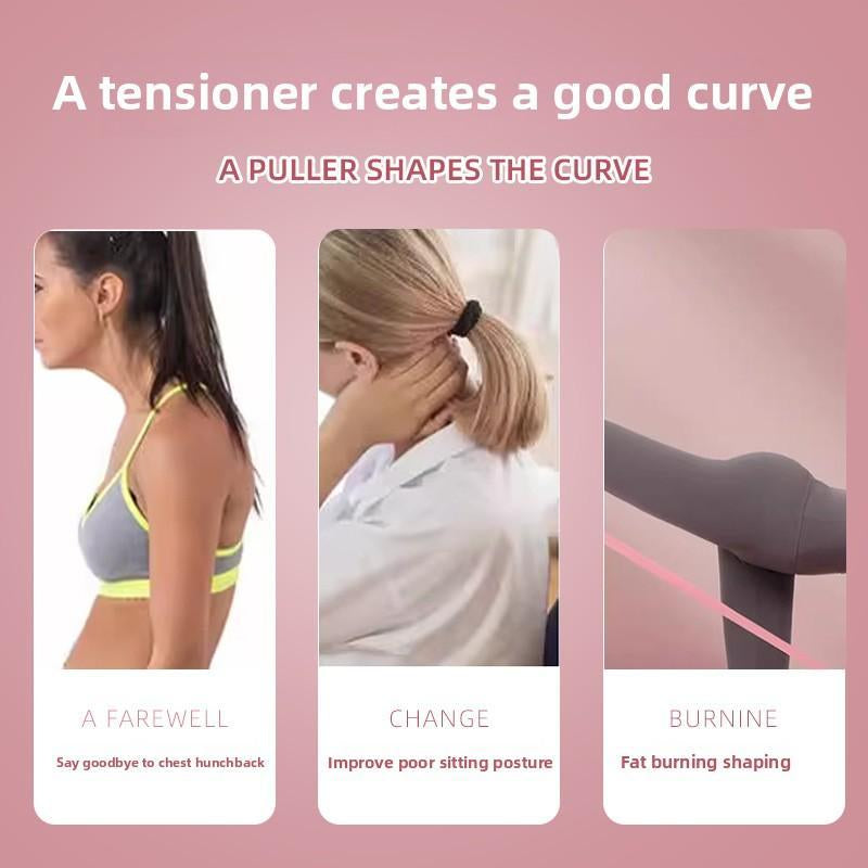 Figure 8 Resistance Bands, Yoga Resistance Band Stretch Fitness Band, Pull Rope, Chest Arm and Shoulder Stretch Bands Exercise Equipment for Home Workout, Physical Therapy, Strength Training Elastic Premium Full Body Resistance Bands