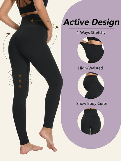 4 Packs Women'S Maternity Leggings over the Belly Highwaisted Yoga Workout Pregnancy Pants Activewear in Multiple Colors for Women