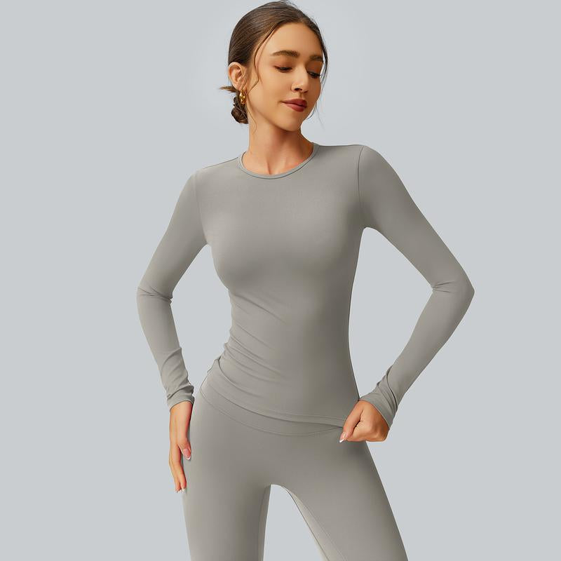 Ncmryu Women'S Seamless Activewear Set - Stretchy Body-Hugging Fabric for Yoga & Intense Workouts - Thermal Lined Sports Textured Sweatsuit - Casual Sportswear Track Suit Jogging Sets for Women