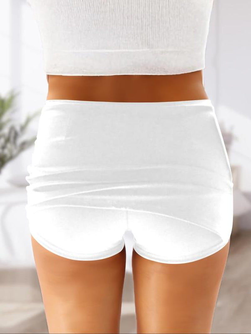 New Women'S Solid Low Rise Sport Skirt, Casual Fitness Yoga Skort with Anti-Exposure Design, Perfect for Outdoor Tennis & Workouts, Casual Sporty Skorts