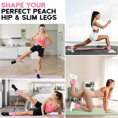 Ankle Resistance Bands, Ankle Bands for Working Out with Cuffs, Resistance Bands for Leg Butt Training Workout Equipment for Kickbacks Hip Gluteus Training Exercises, Ankle Strap with Exercise Bands, Booty Lifting Set Fitness