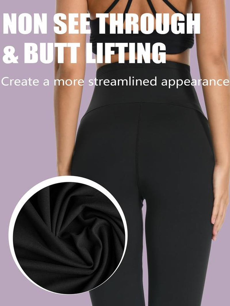 4 Packs Women'S Maternity Leggings over the Belly Highwaisted Yoga Workout Pregnancy Pants Activewear in Multiple Colors for Women