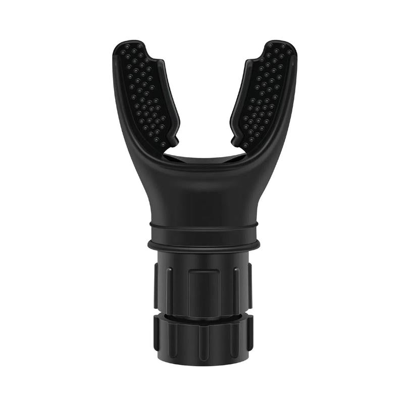 Respiratory Muscle Trainer,Exercise Trainer with Adjustable Resistance, Portable and Easy to Clean, Perfect for Fitness, Yoga, Swimming, and Outdoor Activities Black White