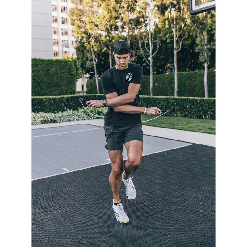 Elite Jumps Do Hard Things 6Mm PVC Jump Ropes for Fitness - Indoor/Outdoor Adjustable Boxing Jump Rope W/ Unbreakable Handles & Ultra-Durable Non-Kinking PVC - Skipping Rope for Men & Women & Boxer Rope Jump Rope