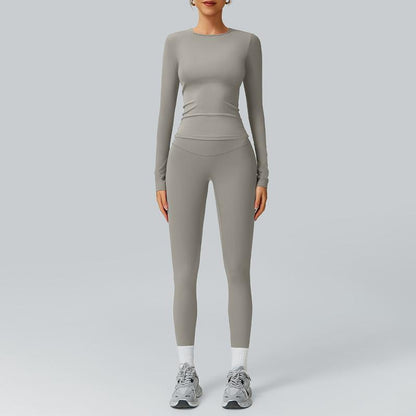 Ncmryu Women'S Seamless Activewear Set - Stretchy Body-Hugging Fabric for Yoga & Intense Workouts - Thermal Lined Sports Textured Sweatsuit - Casual Sportswear Track Suit Jogging Sets for Women