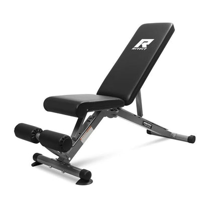 Ritfit PWB01 Adjustable Foldable Weight Bench - Home Gym Equipment for Full Body Workout with Versatile Position Back Pad & Seat