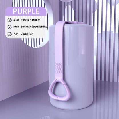 Figure 8 Resistance Bands, Yoga Resistance Band Stretch Fitness Band, Pull Rope, Chest Arm and Shoulder Stretch Bands Exercise Equipment for Home Workout, Physical Therapy, Strength Training Elastic Premium Full Body Resistance Bands