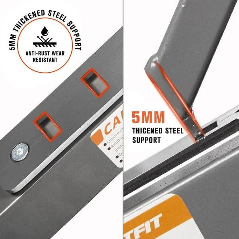 Ritfit PWB01 Adjustable Foldable Weight Bench - Home Gym Equipment for Full Body Workout with Versatile Position Back Pad & Seat