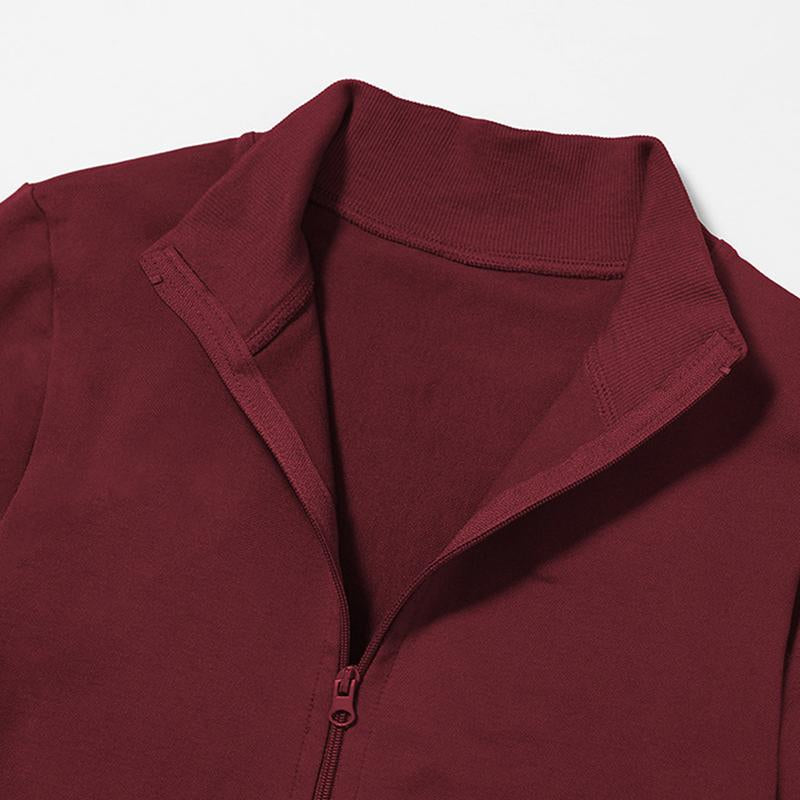 Jetjoy Workout Sets for Women, Women 2 Piece Seamless Ribbed Workout Sets with Zip up Jacket+ Mid-Waisted Gym Yoga Leggings