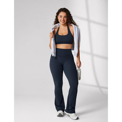 UNISSU Hugcurve Detachable Halter Sports Bra Racerback for Women Padded Square Neck Open Back Yoga Workout Top Tiktokshopblackfriday